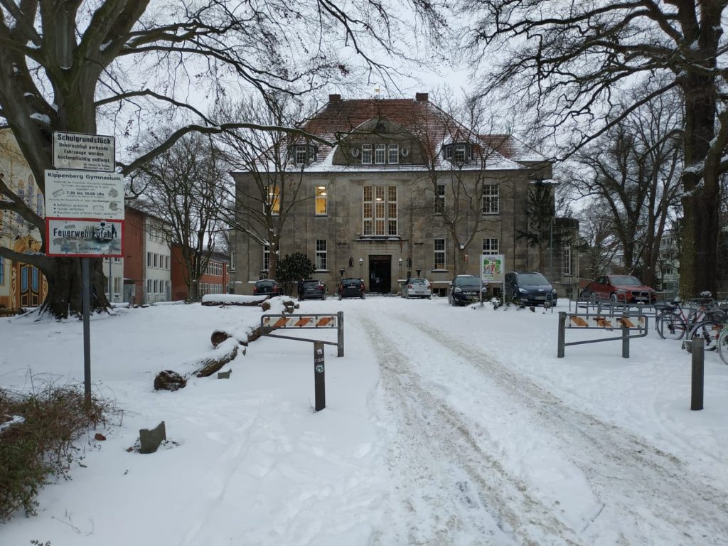 Das Vietorhaus im Schnee